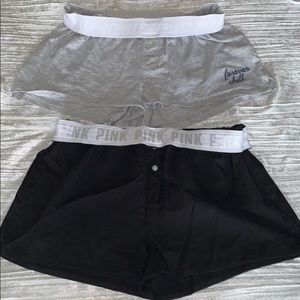 Set of 2 PINK SLEEPING SHORTS